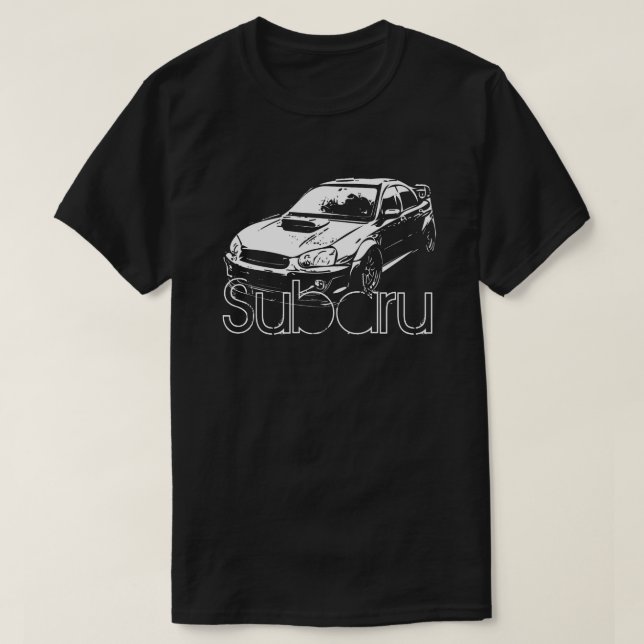 Subaru Impreza WRX Sti T-Shirt (Design Front)