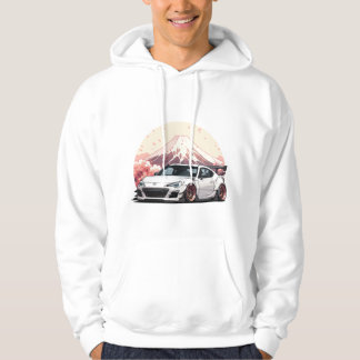 Subaru Mens Hoodies JDM Car Art Subaru BRZ Hoodie