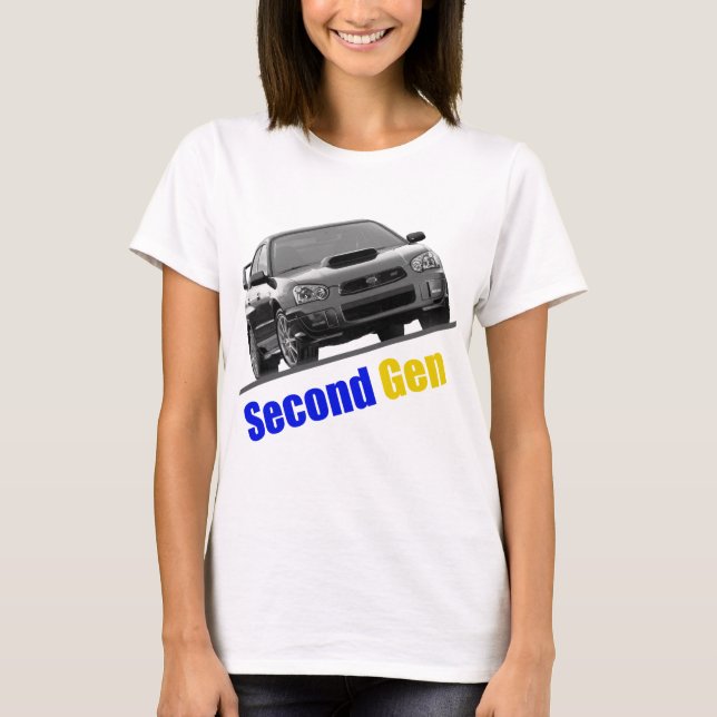 Subaru Second Gen Blue Gold T-Shirt (Front)