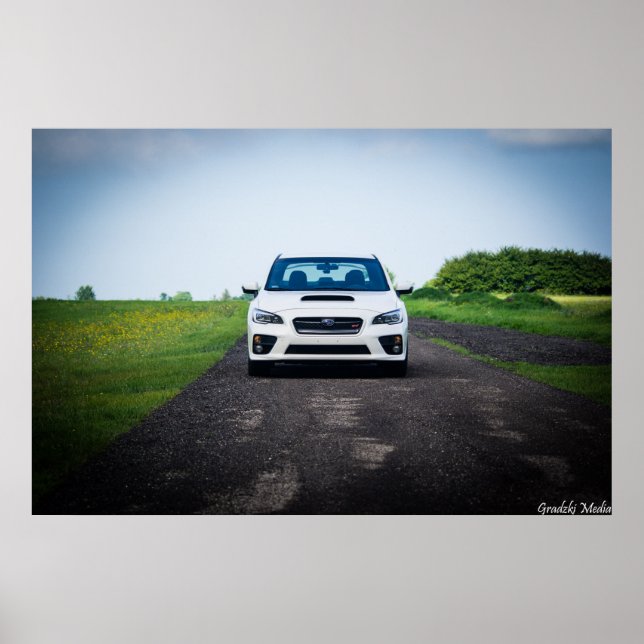 Subaru STi Front End Poster (Front)