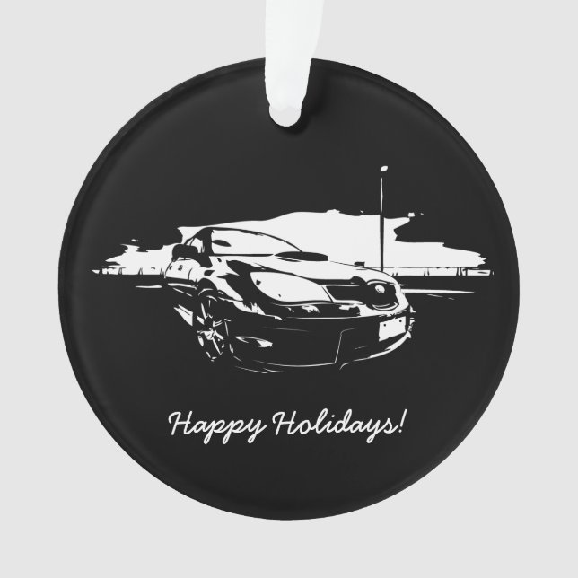 Subaru WRX Impreza STI Drift Ornament (Front)