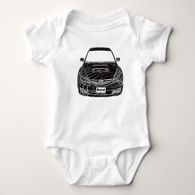 Subaru WRX STi Baby Bodysuit (Front)