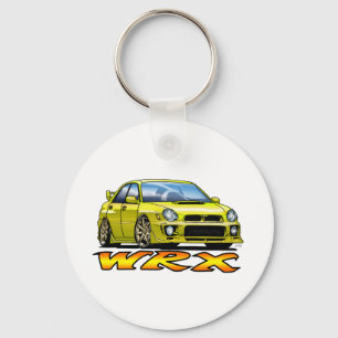 Subaru WRX_yellow Key Ring