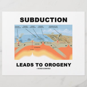 Subduction Leads To Orogeny (Geology Humour)
