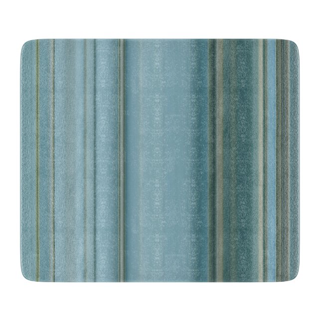 Subdue Colour Stripes Cutting Board (Front)