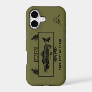Subdued Alaska Combat Fisherman Badge