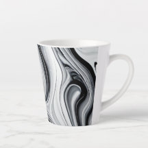 Subdued Ink Swirls Marble - Timeless Elegance