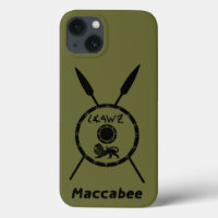 Subdued Maccabee Shield And Spears