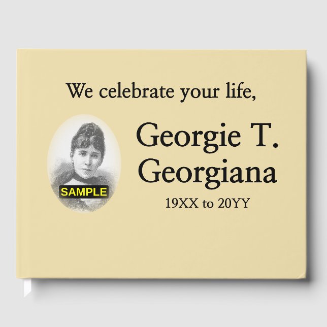 Subdued, Mournful Memories Guestbook (Front)