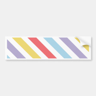Subdued Stripes Bumper Sticker
