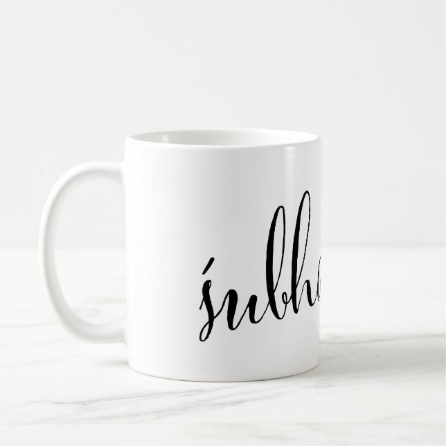 Śubha rātrī Good Morning Nepali Mug (Left)