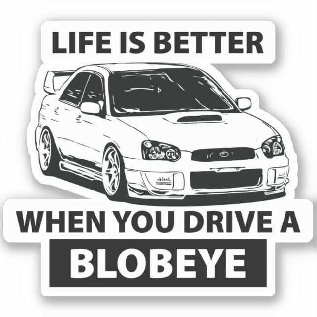 Subie Blobeye JDM Sports Car (Front)