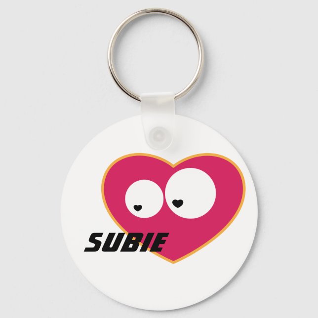 Subie Love Key Ring (Front)