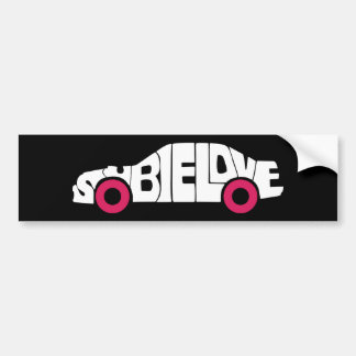 Subie Love Pink Bumpersticker Bumper Sticker