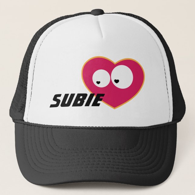 Subie Love Trucker Hat (Front)