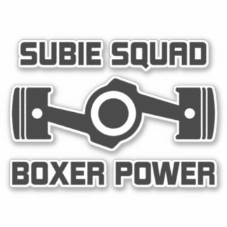 Subie Squad Boxer Engine Car JDM Vinyl Stickers