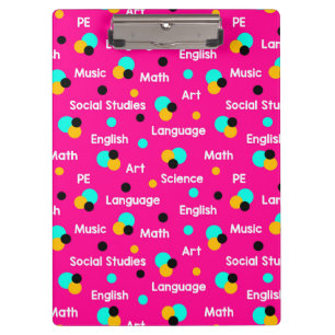 Subjects in Bloom: A Colourful Curriculum  Clipboard