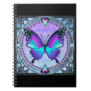 Sublimation Butterfly with Background Notebook
