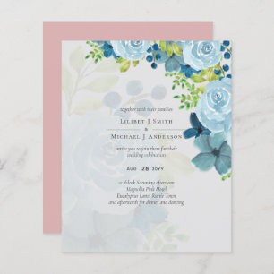 Sublime Dusty Blue Flowers Sage Green Wedding