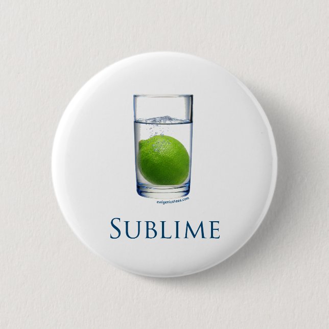 Sublime funny 6 cm round badge (Front)