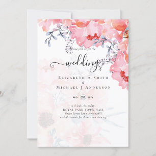 Sublime Pink Blossoms WEDDING SUITE - BUDGET