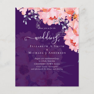 Sublime Pink Blossoms WEDDING SUITE - BUDGET Flyer