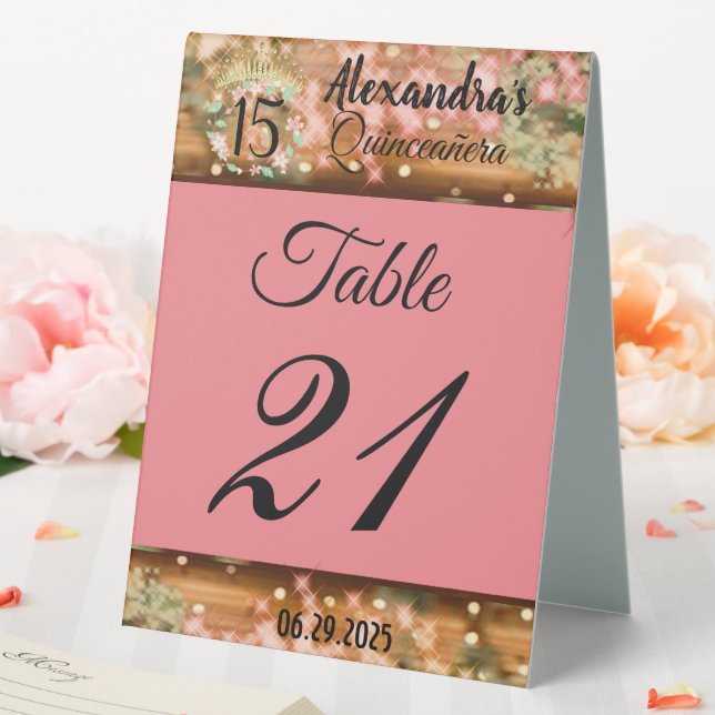 Sublime Rose Gold Quinceanera Princess (In SItu (Wedding))