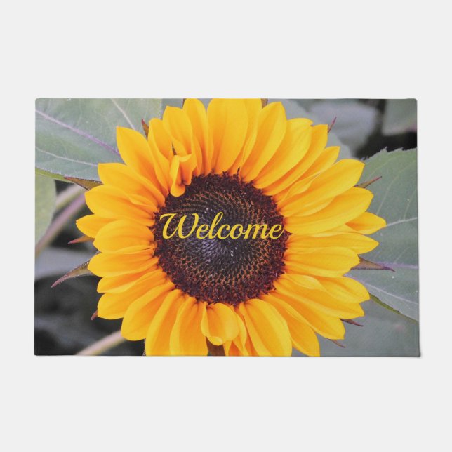 Sublime Sunflower Door Mat (Front)