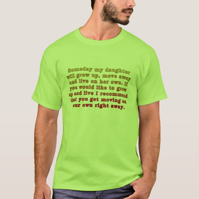 Subliminal Message to Boyfriend: Grow Up and Live T-Shirt (Front)