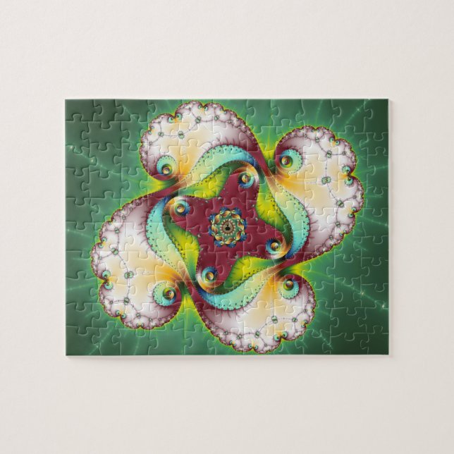 Subltle Glow - Fractal Art Jigsaw Puzzle (Horizontal)