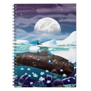 Submarine Arctic Adventure Notebook