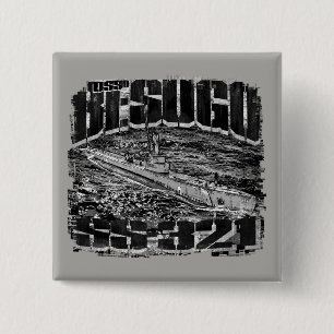 Submarine Besugo Square Button Button