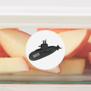 Submarine cartoon illustration