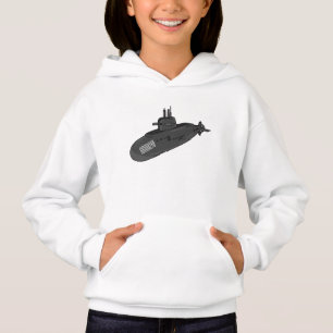 Submarine cartoon illustration