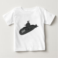 Submarine cartoon illustration