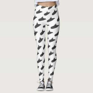 Submarine cartoon illustration  leggings