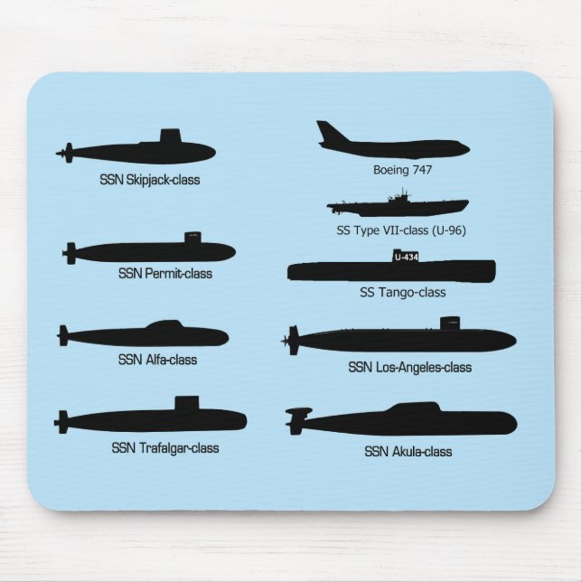 submarine mouse pad (Front)
