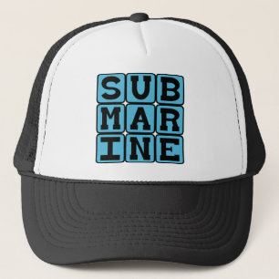 Submarine, Ocean Vessel Trucker Hat