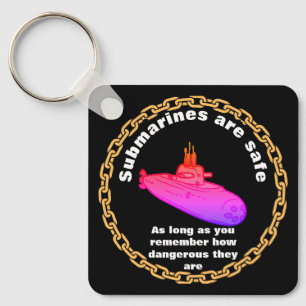 Submarine Safety Key Ring