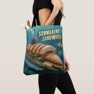 Submarine Sandwich Tote Bag