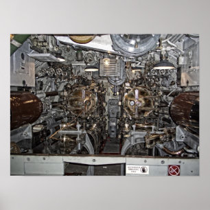 Submarine Torpedo Room - Pearl Harbour Poster