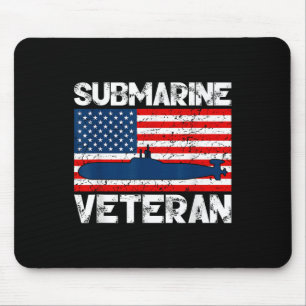 Submarine Veteran War Sub Underwater Craft Soldier Mouse Pad