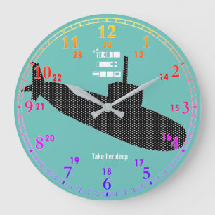 Submariner Acrylic Wall Clock