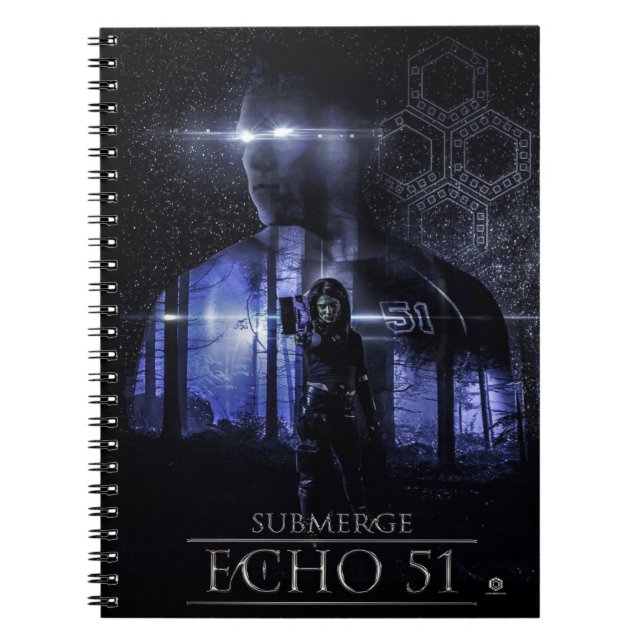 Submerge Teaser Poster Notepad Notebook (Front)