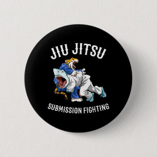 Submission Fightinng Brazilian Jiu Jitsu 6 Cm Round Badge