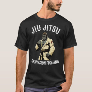 Submission Gorilla Brazilian Jiu Jitsu MMA Grappli T-Shirt