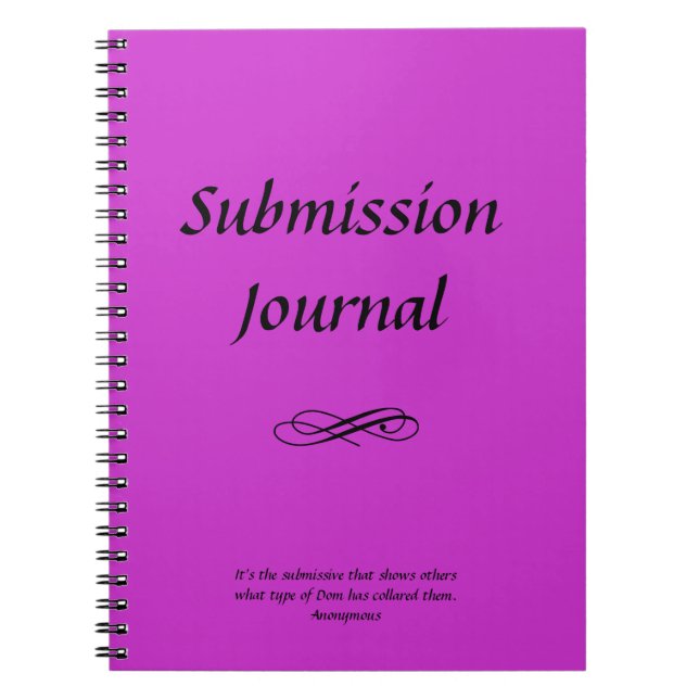 Submission Journal (Front)