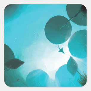 Subnautica - Aquatic Ballad Square Sticker