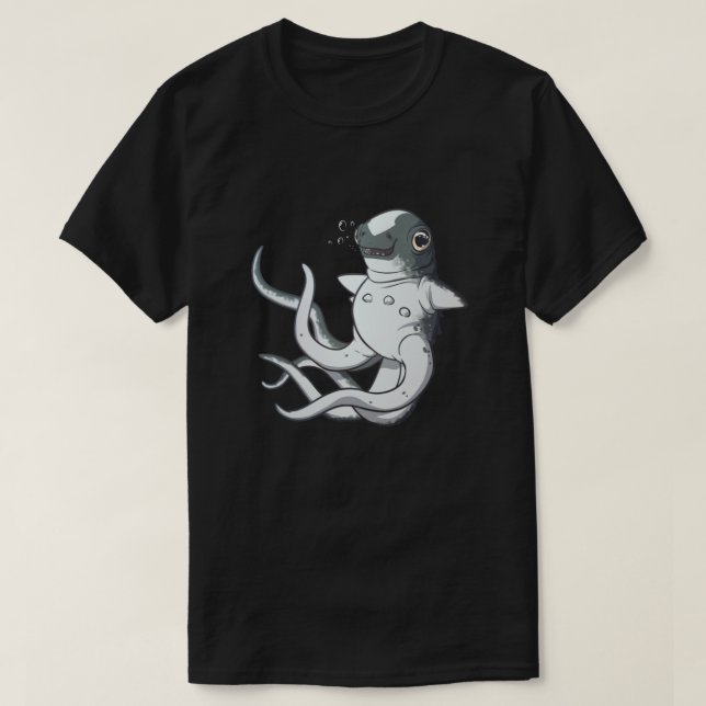 Subnautica - Cuddlefish T-Shirt (Design Front)