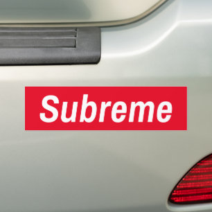 Subreme Funny Arabic Accent Arab Bumper Sticker